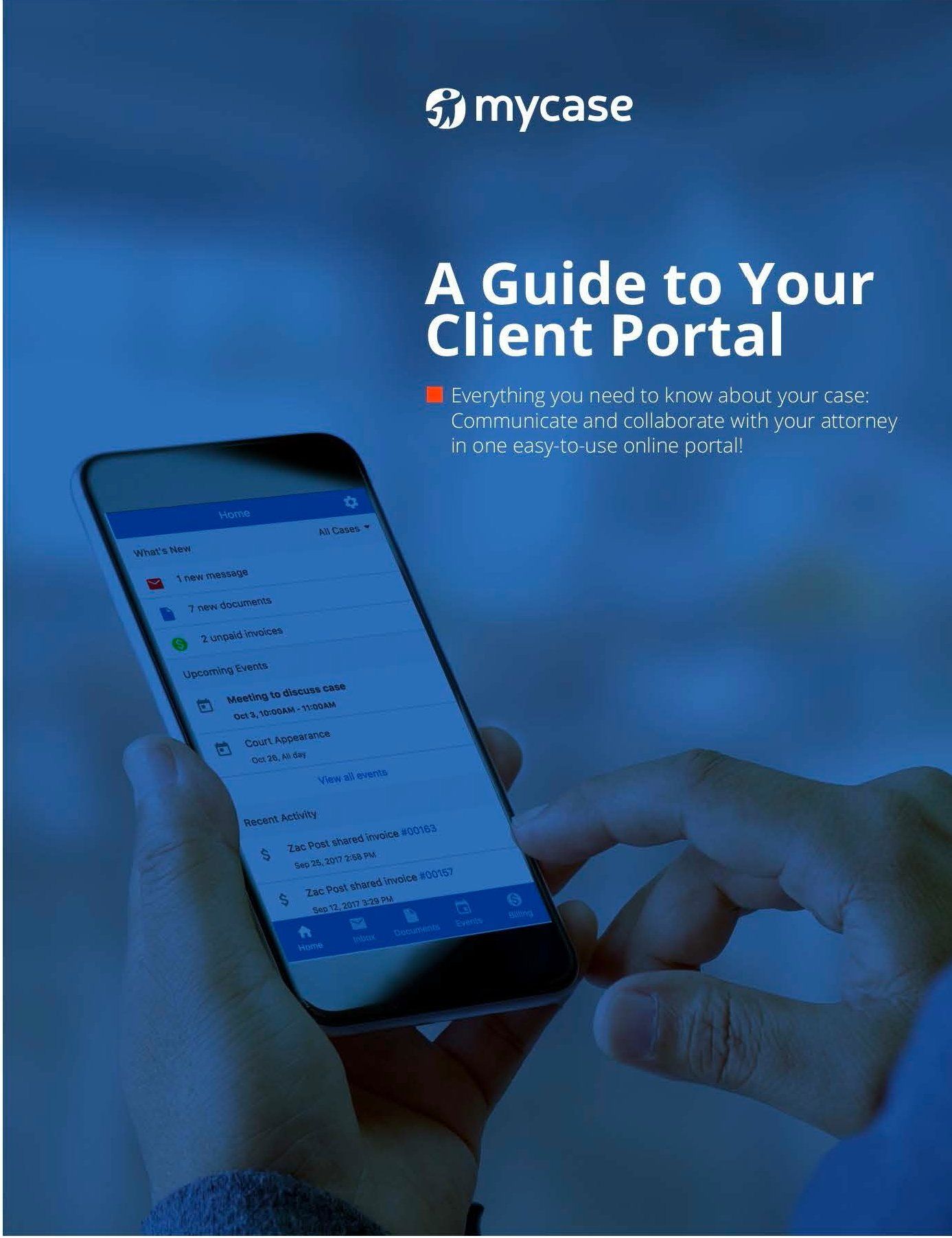 MyCase, A Guide to Your Client Portal